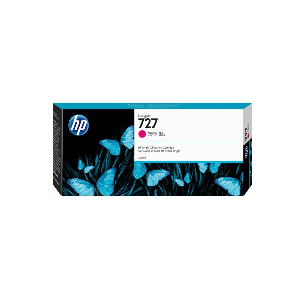 HP 727 cartouche d'encre DesignJet magenta, 300 ml