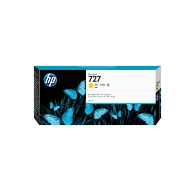 HP 727 cartouche d'encre DesignJet jaune, 300 ml