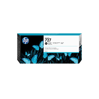 HP 727 cartouche d'encre DesignJet noire photo, 300 ml