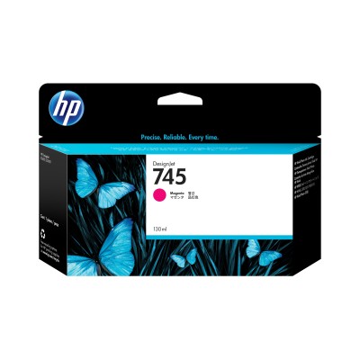 HP Cartouche d’encre DesignJet 745 magenta, 130 ml
