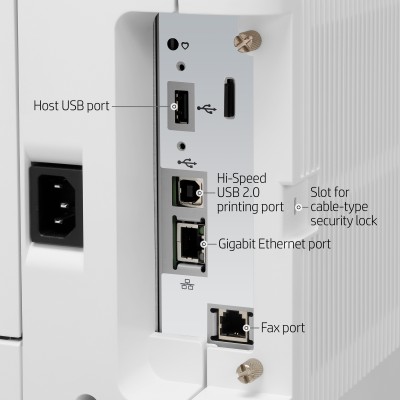HP LaserJet Enterprise M634z Wireless Multifunction Black and white Printer, Copier, Scanner Duplex