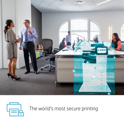 HP LaserJet Enterprise M634z Wireless Multifunction Black and white Printer, Copier, Scanner Duplex