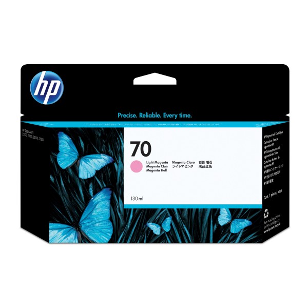 HP 70 130-ml Light Magenta DesignJet Ink Cartridge