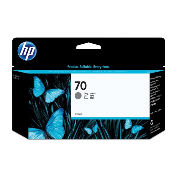 HP 70 130-ml Gray DesignJet Ink Cartridge