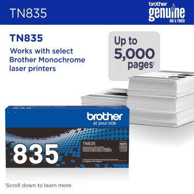 Brother TN-835 toner cartridge 1 pc(s) Original Black