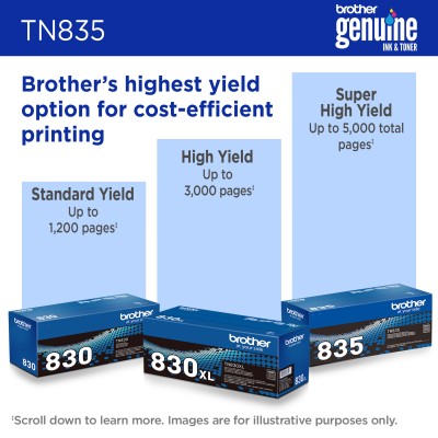 Brother TN-835 toner cartridge 1 pc(s) Original Black