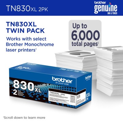 Brother TN-830XL2PK toner cartridge 2 pc(s) Original Black