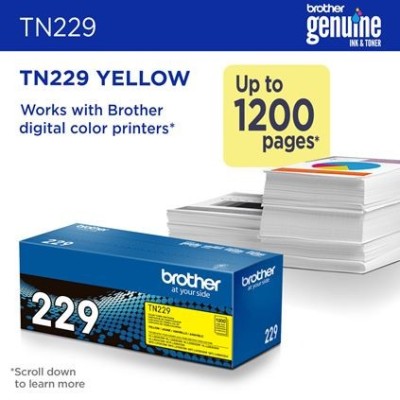 Brother TN-229Y Cartouche de toner 1 pièce(s) Original Jaune