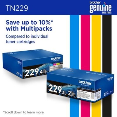 Brother TN-229Y Cartouche de toner 1 pièce(s) Original Jaune