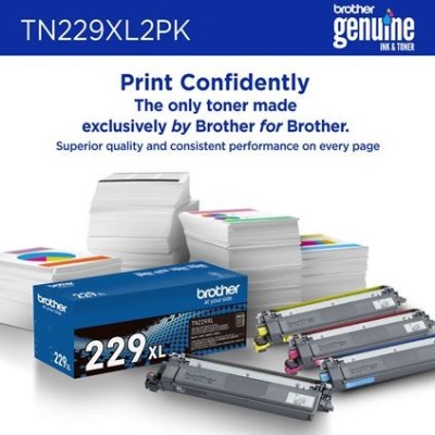 Brother TN-229XL2PK Cartouche de toner 1 pièce(s) Original Noir