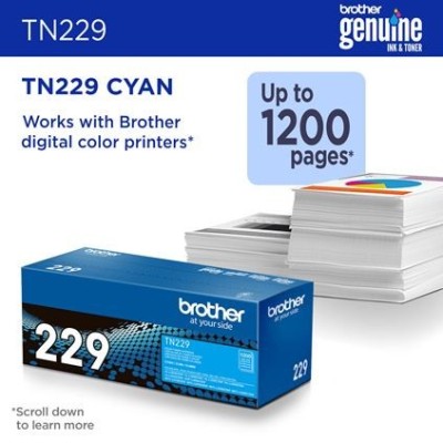 Brother TN-229C Cartouche de toner 1 pièce(s) Original Cyan
