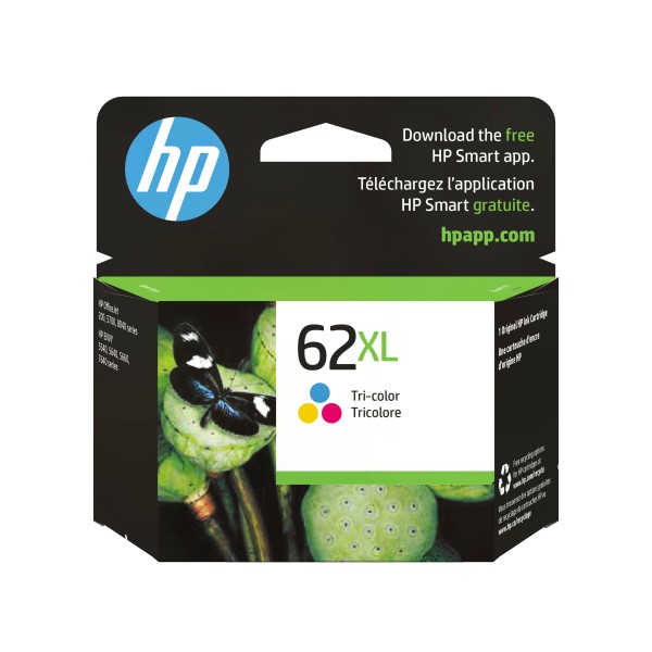 HP 62XL High Yield Tri-color Original Ink Cartridge