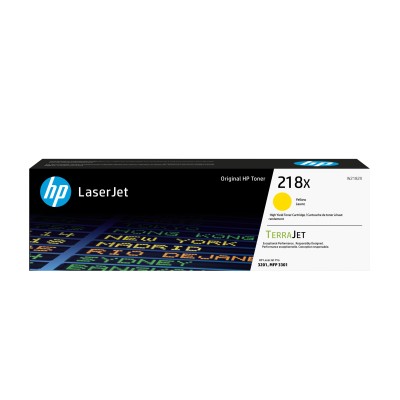 HP 218X High Yield Yellow Original LaserJet Toner Cartridge