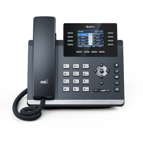 Yealink SIP-T44U téléphone fixe Gris 8 lignes LCD Wifi