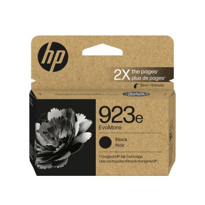 HP 923e EvoMore Black Original Ink Cartridge