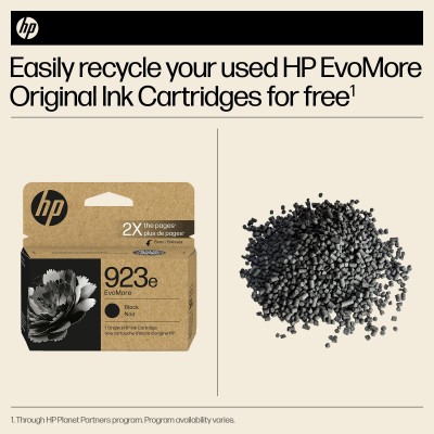 HP 923e EvoMore Black Original Ink Cartridge