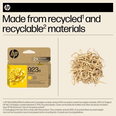 HP 923e EvoMore Yellow Original Ink Cartridge