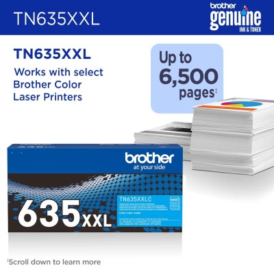 Brother TN-635XXLC toner cartridge 1 pc(s) Original Cyan