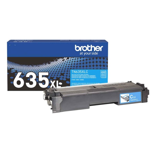 Brother TN-635XLC Cartouche de toner 1 pièce(s) Original Cyan