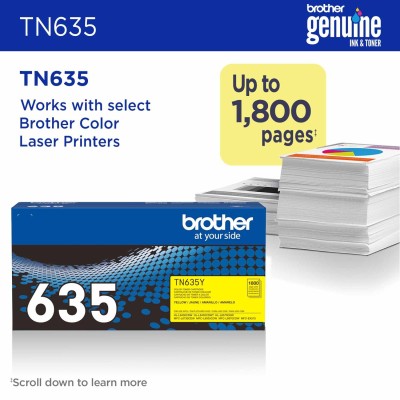 Brother TN-635Y toner cartridge 1 pc(s) Original Yellow