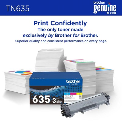 Brother TN-6353PK Cartouche de toner 3 pièce(s) Original Cyan, Magenta, Jaune