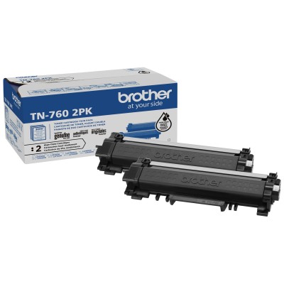 Brother TN-7602PK Cartouche de toner 2 pièce(s) Original Noir
