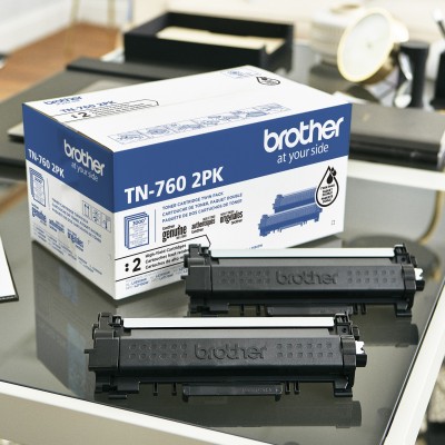 Brother TN-7602PK Cartouche de toner 2 pièce(s) Original Noir