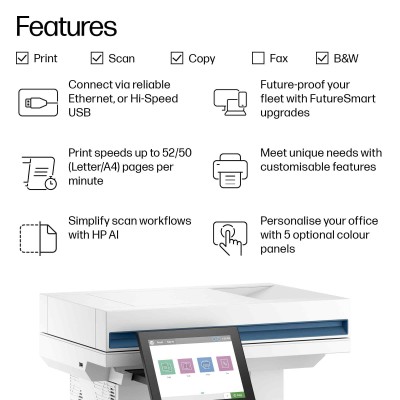 HP LaserJet Enterprise 5602dn f zfw Noir et blanc Imprimante