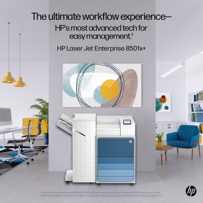 HP LaserJet Enterprise 8501X+ Noir et blanc Imprimante