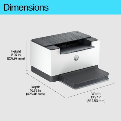 HP LaserJet M209d Noir et blanc Imprimante, Recto verso
