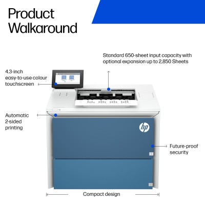 HP LaserJet Enterprise Réf. 6501DN Noir et blanc Imprimante