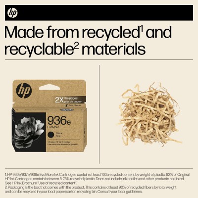 HP 936e EvoMore Black Original Ink Cartridge
