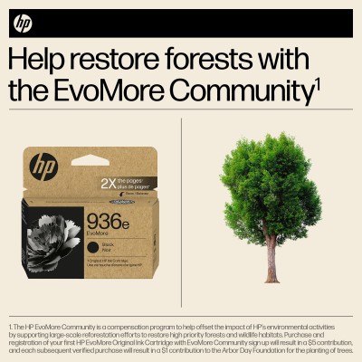 HP 936e EvoMore Black Original Ink Cartridge