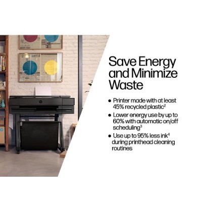 HP DesignJet T870 24-in Printer with 2-year warranty