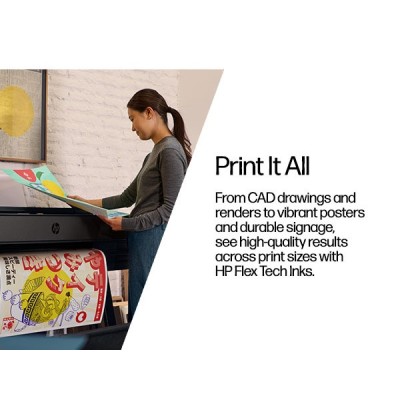 HP DesignJet T870 24-in Printer with 2-year warranty