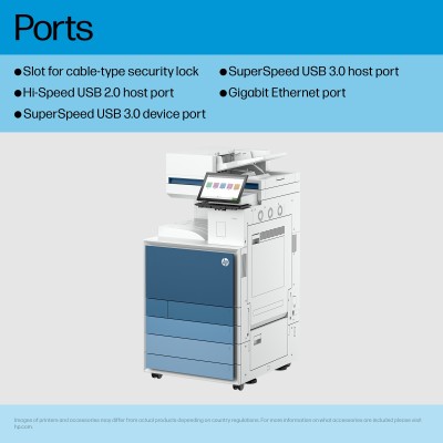 HP LaserJet Enterprise 8801z Multifunction Color Printer, Only Ethernet Duplex Copier, Scanner