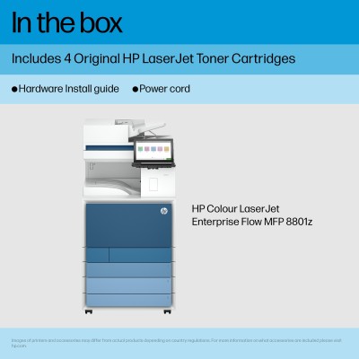 HP LaserJet Enterprise 8801z Multifunction Couleur Imprimante, Uniquement Ethernet Duplex copieur, scanner