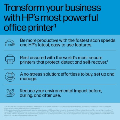 HP LaserJet Enterprise 8801z Multifunction Color Printer, Only Ethernet Duplex Copier, Scanner