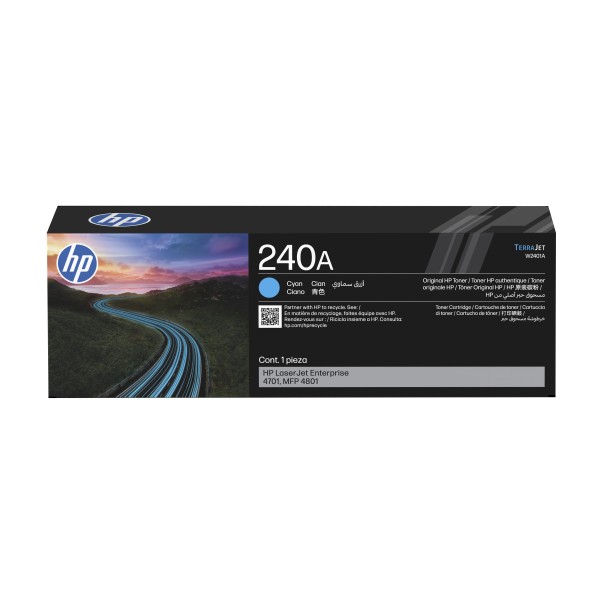 HP Toner LaserJet cyan authentique 240A