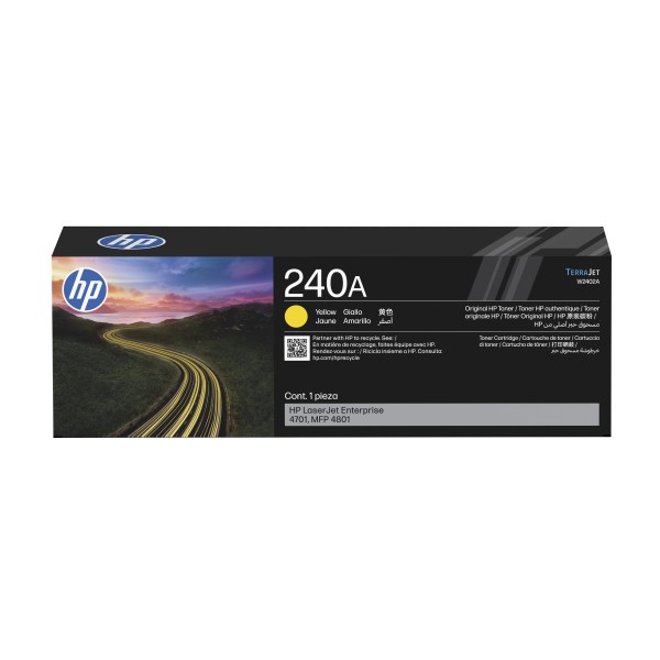 HP Toner LaserJet jaune authentique 240A