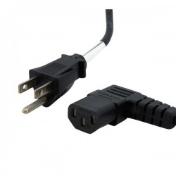 StarTech.com 6 ft Standard Computer Power Cord - NEMA 5-15P to Right Angle C13