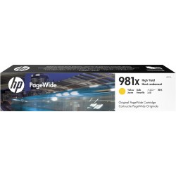 HP 981X High Yield Yellow Original PageWide Cartridge, L0R11A