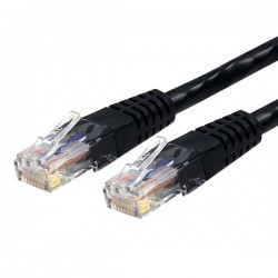 StarTech.com 6 ft Cat 6 Black Molded RJ45 UTP Gigabit Cat6 Patch Cable - 6ft Patch Cord