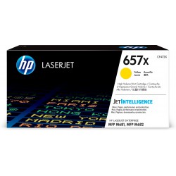 HP 657X High Yield Yellow Original LaserJet Toner Cartridge