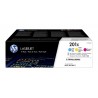HP 201X 3-pack High Yield Cyan/Magenta/Yellow Original LaserJet Toner Cartridges