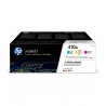 HP 410A (CF251AM) Cyan, Magenta, Yellow Original LaserJet Toner Cartridge