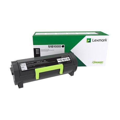 Lexmark 51B1000 Laser toner Black laser toner & cartridge