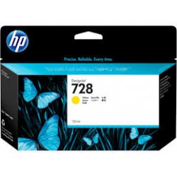 HP 728 Yellow Original Ink Cartridge (F9J65A)