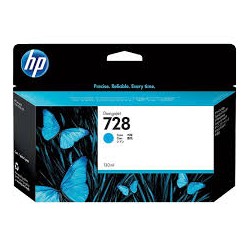 HP 728 Cyan Original Ink Cartridge (F9J67A)