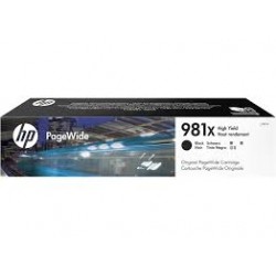 HP 981X High Yield Black Original PageWide Cartridge, L0R12A